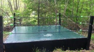 How to make a Backyard wrestling ring part 1