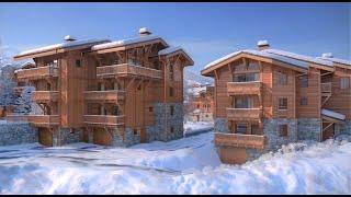 Luxury off plan Courchevel chalets for sale in Moriond