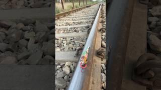 Train vs umbrella ️ candy #railwaycontent #railway #railtrack #train #motivation #indianrailways