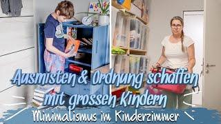 AUSMISTEN UND AUFRÄUMEN MIT GROSSEN KINDERN   ORDNUNG IM JUNGENZIMMER   TAGAUS TAGEIN 