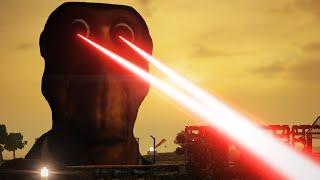 GIANT Obunga LASER DISASTER vs Villa Mansion | Teardown