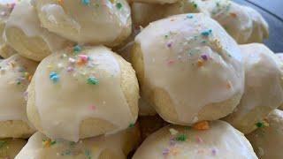 Italian Lemon Drop Cookies! Perfect for holidays, special events, or to enjoy anytime! ASMR Cooking