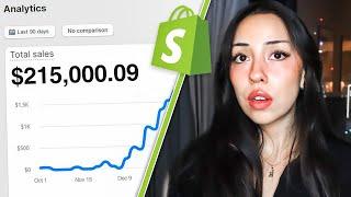 $215K In 90 Days With Shopify Dropshipping (case study)