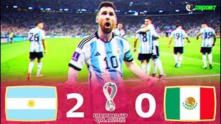 Argentina 2-0 Mexico - World Cup 2022 - Messi From Long Range - Extended Highlights - [EC] - FHD