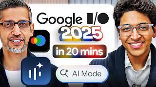 20 INSANE AI News from Google I/O 2025 