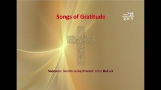 Songs of Gratitude, concert November 2024