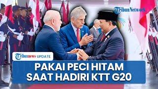 Tampilan Prabowo saat Hadiri KTT G20 Brasil, Pakai Peci Hitam hingga Disambut Presiden Lula da Silva