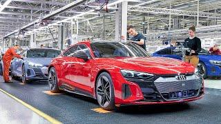 Inside Futuristic Audi Factory Producing the Latest E-tron GT