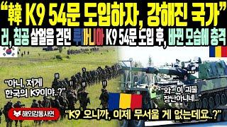 《해외감동사연》"한국 K9 54문 도입하자, 강해진 국가" 러시아 침공에 살얼음 걷던 루마니아 K9 54문 도입 후 바뀐 모습에 충격