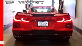 The First New 2020 Corvette C8 R8C Delivery at Corvette Museum