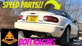 The NA MX5/Miata Gets Some New Parts - Big Thanks to Bofi Racing!!