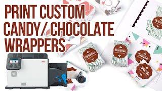 Chocolate wrap printing machine