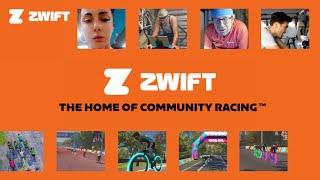 Zwift Racing, an intense, fun workout for all levels! Compete and connect with cyclists worldwide!