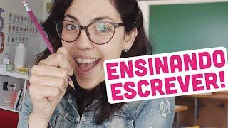 COMO ENSINAR A ESCREVER com brincadeiras divertidas