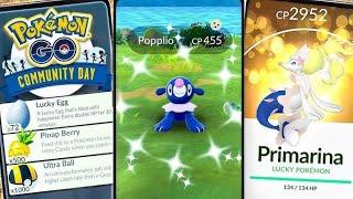 Hunting️Shundo Popplio On Community Day & Free Trading #PokemonGo