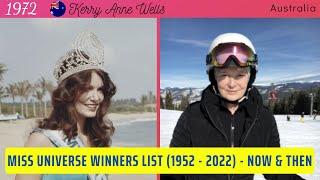 Miss Universe Winners List All The Time (1952-2022) | Now & Then | Young vs. Old | 2DATA Channel