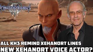 All New Xehanort Lines Revealed KH3 Remind DLC