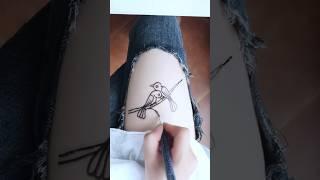 girl leg painting #starmodels #viral