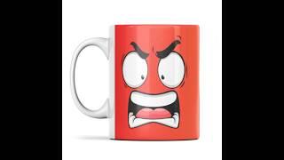 Super Cute and Funny Mugs Collection. Angry, Happy, Dreamer and more ... Check them out!