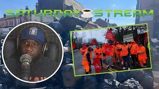Reacting to the Bin Strikes and Rubbish Problems in Birmingham City #saturdaystream