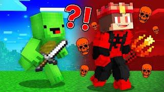 DEMON KING Speedrunner vs Hunter : JJ vs Mikey in Minecraft Maizen!