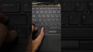 How to fix black screen on window 10? #windowstricks #laptop #hp #viral #iralvideo