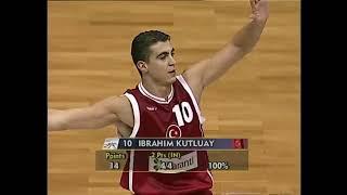 Ibrahim Kutluay 2001 Eurobasket Semifinal Turkey - Germany