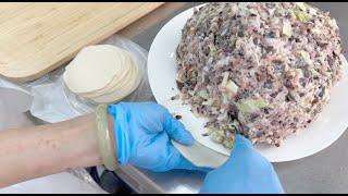 How to Make Mushrooms Black Fungus and Cabbage Pork dumplings