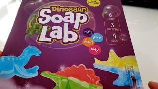 STEM CRAFT KITS - DINOSAUR SOAP LAB REVIEW - MAKE YOUR OWN SOAPS! - DIY NINJA