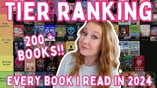 tier ranking every book I read this year  | 200+ books | 2024 wrap up