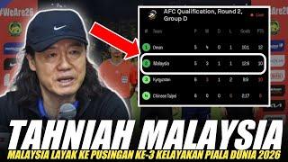 RASMIMalaysia Layak ke Pusingan Ke-3 Kelayakan Piala Dunia 2026