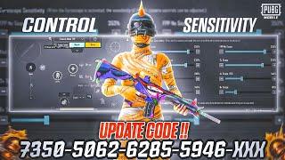 Pubg Mobile/BGMI 2024  Best Sensitivity Code and Control Settings in Update 3.3