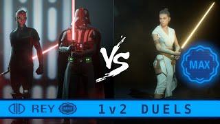 1v2 Duels Compilation With Max level Rey | Star Wars Battlefront II