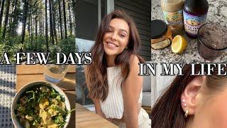 A Few Productive Days | healthy meals, aloe shot recipe, drs. appt, new piercings, birthday party