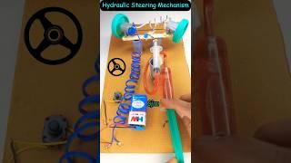 Hydraulic Steering • Dc Motor | #tech #dcmotor #youtubeshorts #motor #wheel #steering