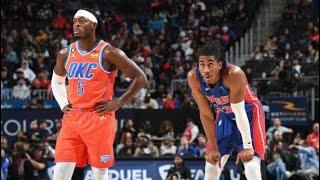 Oklahoma City Thunder vs Detroit Pistons Full Game Highlights | Nov 7 | 2023 NBA Season