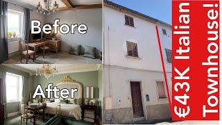 San Michele, Italy - Full Townhouse Just €43K!  Near Lake Bolsena with Terrace 