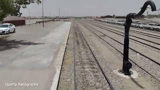 Last Railway station of ML_3 CHAMAN & Non stop whistling RGE_20 @quettarailography