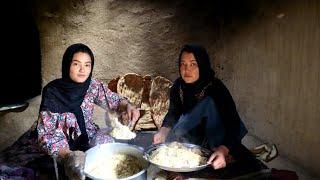 organic Village Life in Afghanistan | Afghan girls daily life and cooking