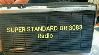 SUPER STANDARD DR-3083 Radyo ile 49 m (5960 kHz) TSR Ankara ERYAMAN testi (Saat, 20.35; 18.06.2021)