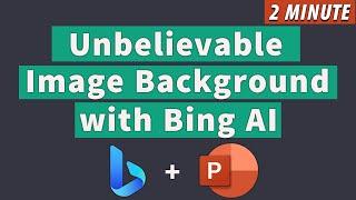 How to Create Amazing PowerPoint Background Images with Bing AI Image Generator