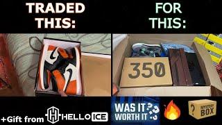 Traded my DS Jordan 1 Shattered Backboard for this Mystery Box (Worth It?)  + HelloIce Gift Unboxing