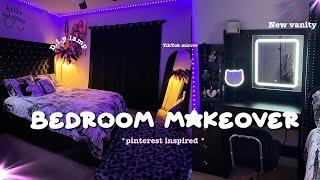 AESTHETIC BEDROOM MAKEOVER / TRANSFORMATION  Room Tour, Decorating, New Vanity ,Pinterest Inspired 