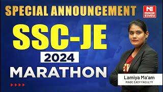 Boost Your SSC-JE Preparation | LIVE SSC-JE 2024 Marathon | Starting from 27th May 2024