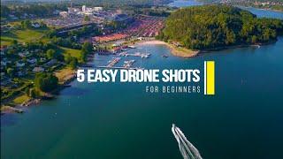 5 EASY DRONE SHOTS | 4K