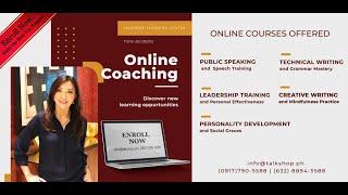 TalkShop now accepts Online Coaching