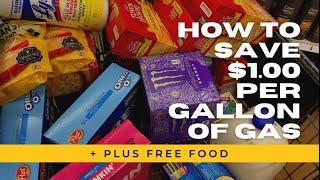  How I save $1.00 off a gallon of gas 4 times + FREE FOOD‼️ KROGER DEALS | SAVE MONEY ON GAS