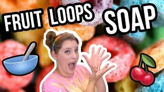 I Made a Soap Inspired by Fruit Loops | Royalty Soaps