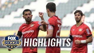 Kai Havertz scores twice to push Bayer Leverkusen past Mönchengladbach | 2020 Bundesliga Highlights