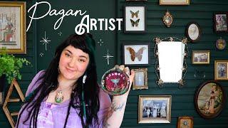 my witchy art studio  sharing my latest talismans and jewellery creations